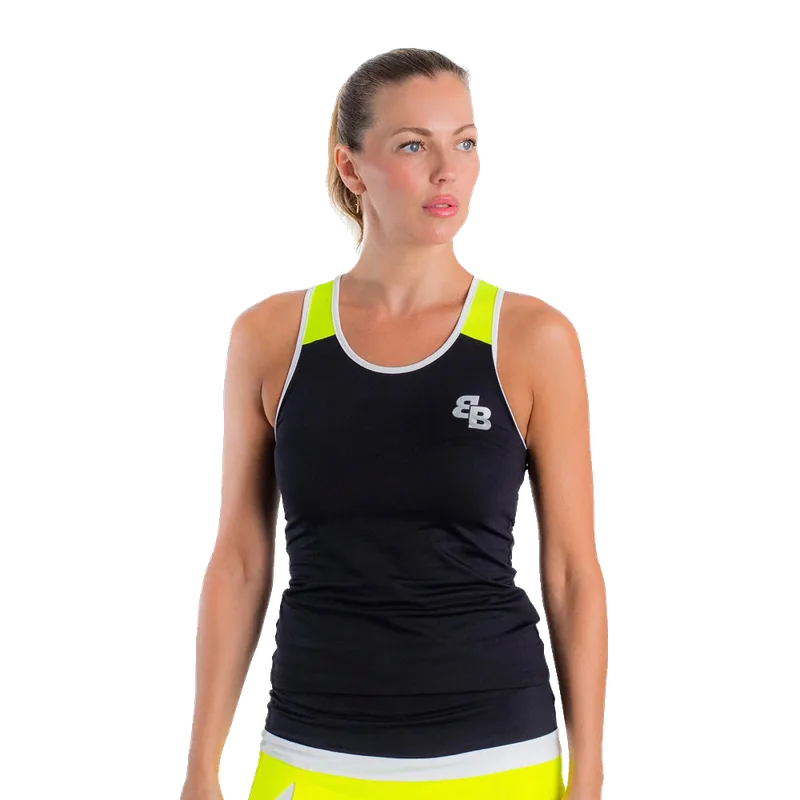 Belen Berbel Shanghai Black 2025 T-shirt da padel Donna