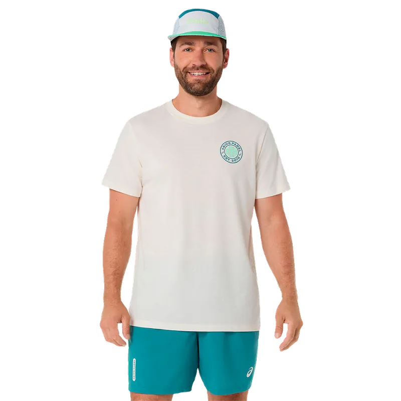 Asics Padel Court Graphic SS Top SS26 T-shirt da padel Uomo