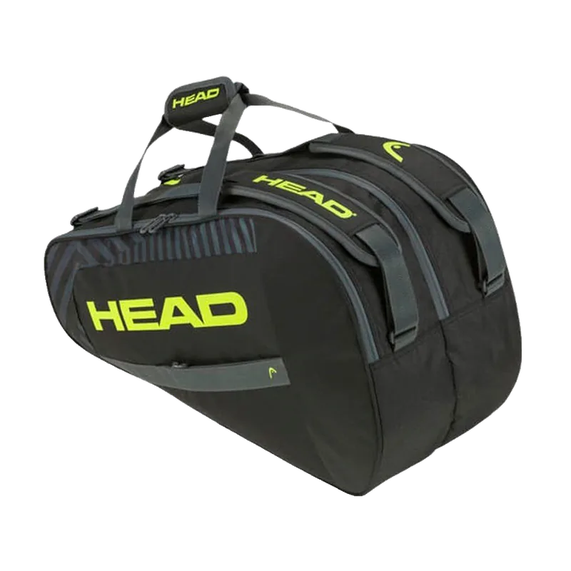(2023) Head BASE Padel Bag M Borsa da Padel Nero/Giallo