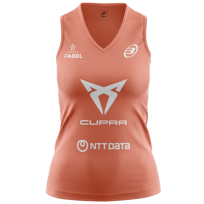 Bullpadel Maglietta Bullpadel Porru Rosa Delfi Brea FW24 Donna