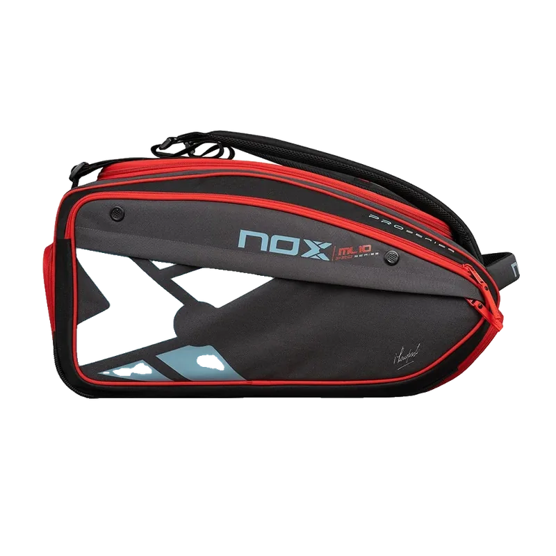 (2024) Nox ML10 Competition XL Compact Nero/Rosso Borsa da padel