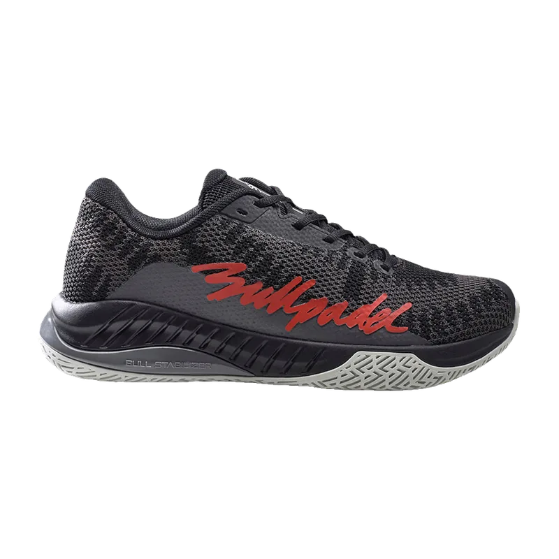 Bullpadel Ionic 26V SS26 Scarpe da padel Uomo Nero Suola Clay
