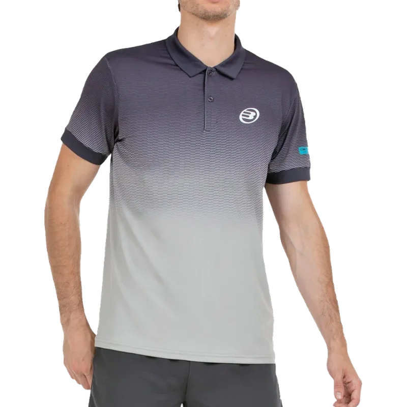 Bullpadel Polo Bullpadel Melon Nero Carbon Uomo