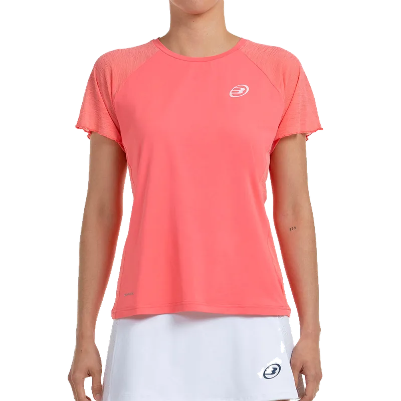 Bullpadel Maglietta Padel Bullpadel Dedale Rosa Donna SS25