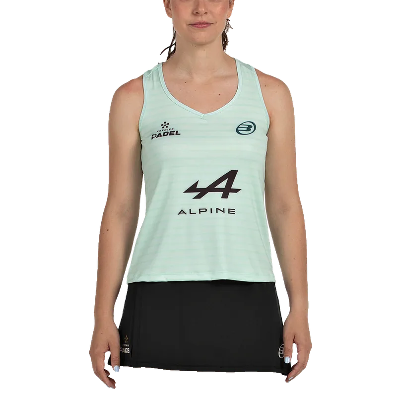 Bullpadel Maglietta Padel Bullpadel Adies Verde FW25 Claudia Fernández Donna