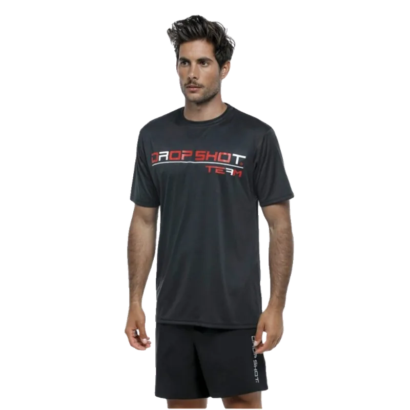 (2024) Drop Shot Team 20 Uomo Maglietta Nera/Rossa