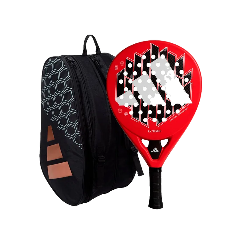 Pack Racchetta Adidas RX Series Rosso 2024 + Borsa Adidas Control 3.2 Bronze