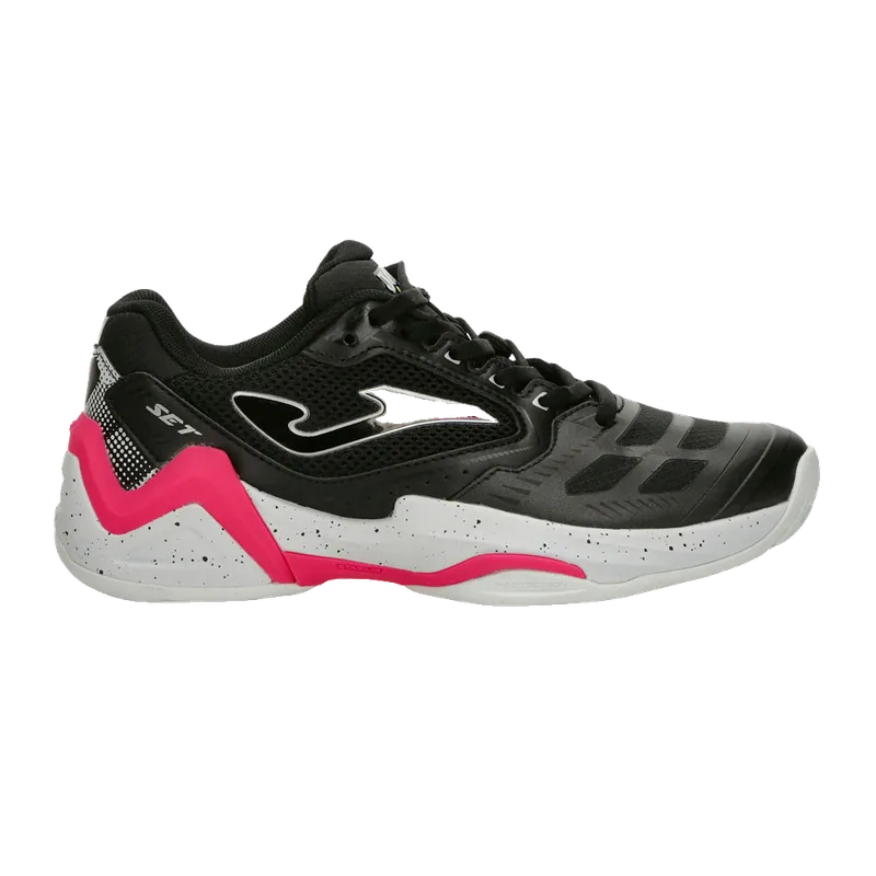 Joma Set Lady 2501 FW25 Scarpe da padel Donna Nero Suola Clay