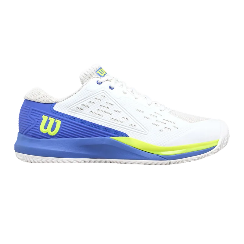 Wilson Rush Pro Ace White/Blue FW25 uomo