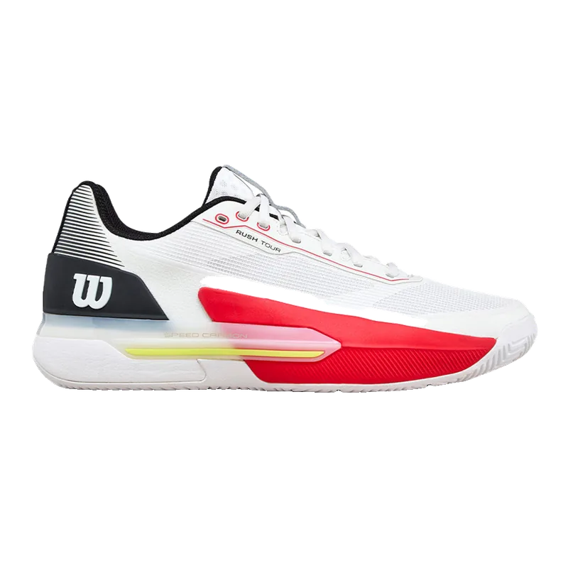 Wilson Rush Tour 5 White/Black SS26 Uomo