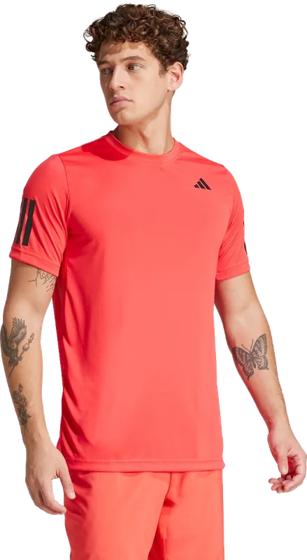 Adidas T-Shirt Club 3-Stripes Red