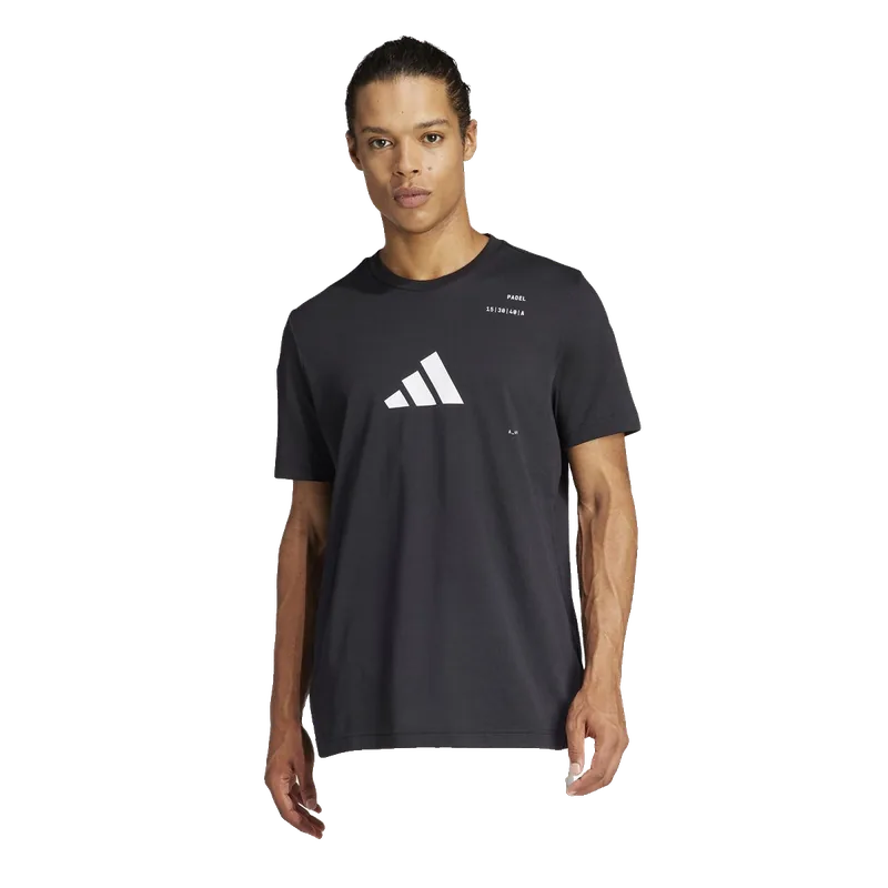 Adidas T-Shirt Padel P Black - Graphic Edition