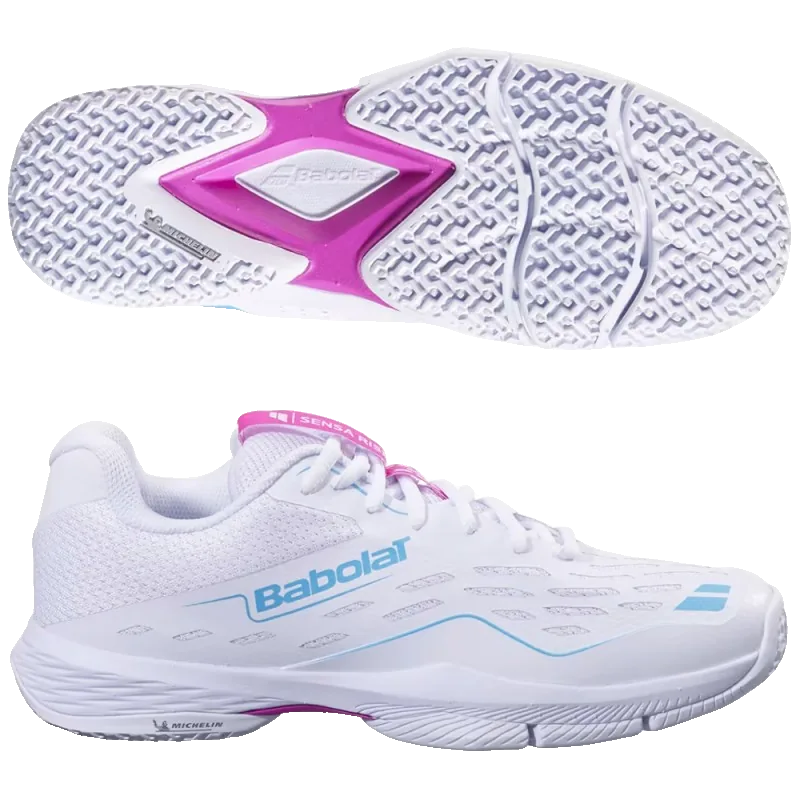Babolat Scarpe Babolat Sensa Rise Woman White Pink