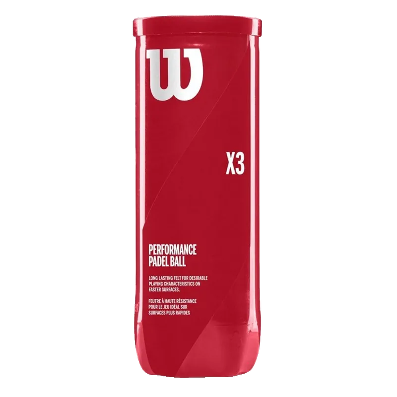 Wilson Tubo Palline Wilson PADEL X3