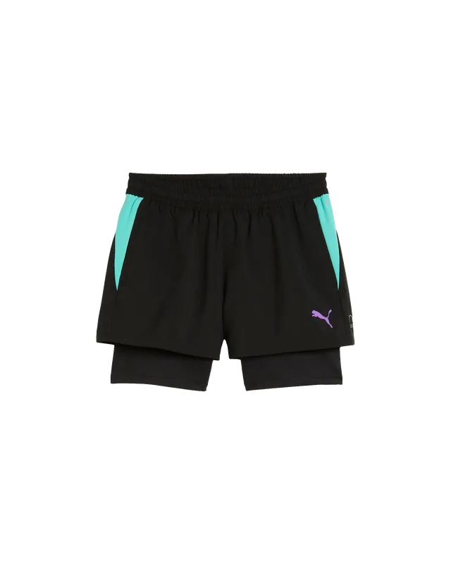 Puma Padel W - Pantaloncini Tennis - Donna - Nero